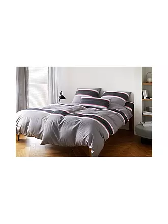 ELEGANTE | Flanell Bettwäsche WHITMAN 70x90cm/140x200cm Grau | 